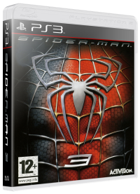 Spiderman 3 Playstation 3 US box art